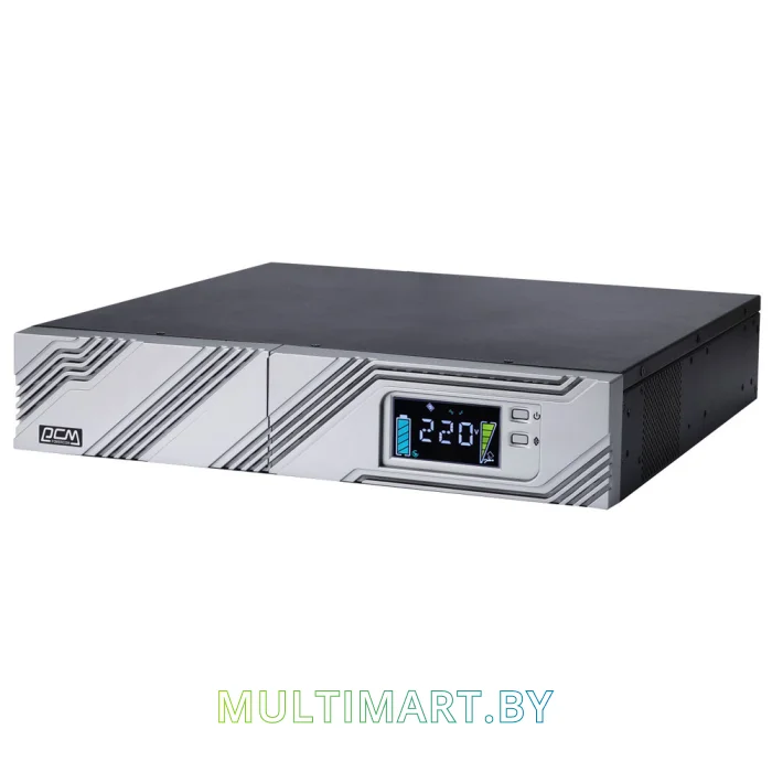 Источник бесперебойного питания Powercom Smart Rack&Tower SRT-2000A LCD